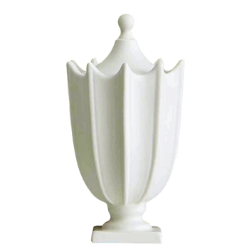 *Urn - Crenulated Oyster Small 4W/8H