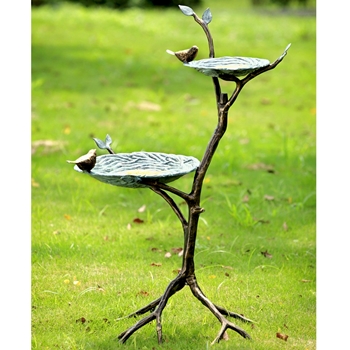 Bird Bath - Bronze 23W/15D/34H