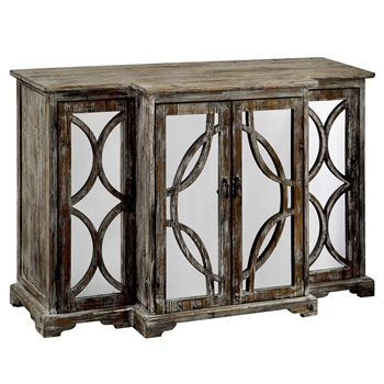 *Buffet - Galloway Umber Mirrored Breakfront 52W/17D/34H