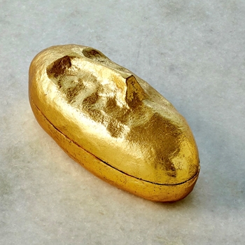 *Box - Oblong Face Thai Gold 7W/3D/3H Cast Iron Gold Finish