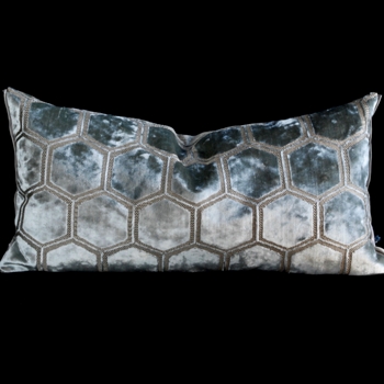 Designers Guild Cushion - Manipur Silver 24W/12H