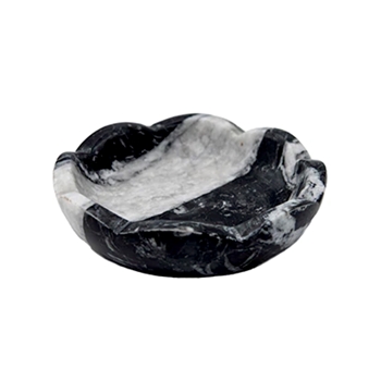 Lothantique - Belle de Provence Marble Bowl 4.5in Bijou Black