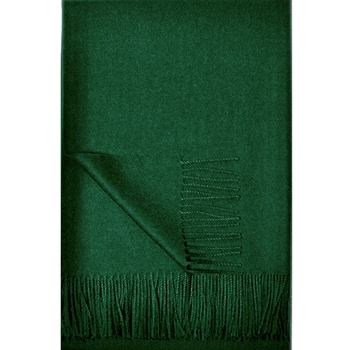 Throw Paris - Baby Alpaca 70x50 Emerald Forest Green