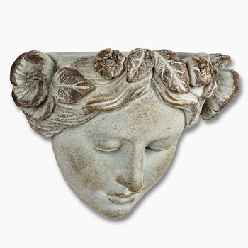 Planter - Demeter Wall Goddess Tuscan 8IN