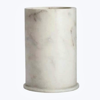 Lothantique - Belle de Provence Marble Tumbler 3x4in White