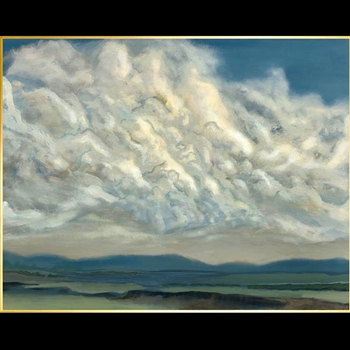 48W38H Framed Giclee - Cumulonimbus - Ryan Brown - Gallery Gold Float Custom Sizes 31x24, 38x30, 46x36, 51x40, 60x47