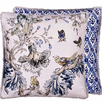 *Designers Guild Cushion - English Heritage Suffolk Garden Delft 15SQ Down Insert