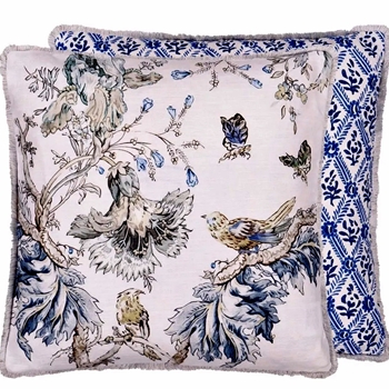 Designers Guild Cushion - English Heritage Suffolk Garden Delft 15SQ Down Insert