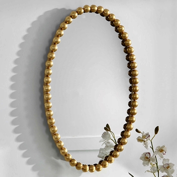 20W/30H Mirror - Serna Gold Oval