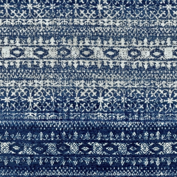 Chenille Velvet Jacquard - Laplander Baltic Delft 54in, 100% Polyester, 30K DR repeat 14H x 16V