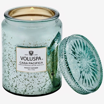 Voluspa - Vermeil Casa Pacifica Lidded Jar Candle 5.5oz