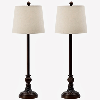 *Lamp - Twist Bronze Column 11W/33H