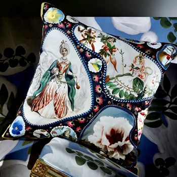 *Lacroix - Le Jardin Feerique Multicolore Cushion 22 SQ