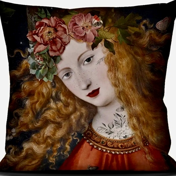 Voglio Bene France - Velvet Cushion Autumn 20SQ - Synthetic Down Insert