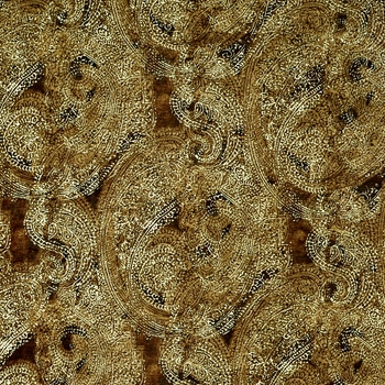 Velvet - Patrina Bronze - 54in Width, 100% Polyester, 51K DR, 25in Vert, 14in Hor