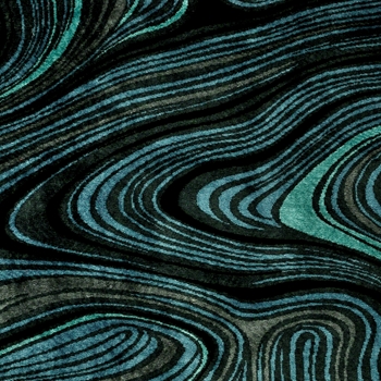 Velvet - Marbling Teal Twilight- 54in W, 100% Poly, 51K DR, 25in Vert, 19in H