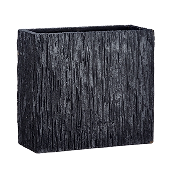 *Planter - Narrow High Modern 22w/9d/20H Inches Fibre Cement Black AFC208-BK
