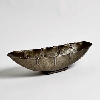 Bowl - Larkin Boat Patina Nickel SM 19x6x6H