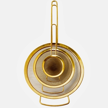 *Sieve - Gold set of 3 16in