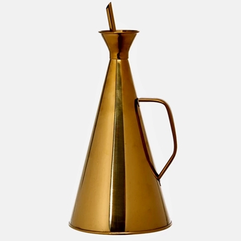 *Cruet - Tapered Gold 5x11in 32OZ