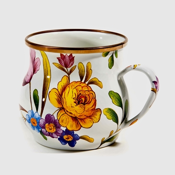 Flower Market White Mug 16OZ