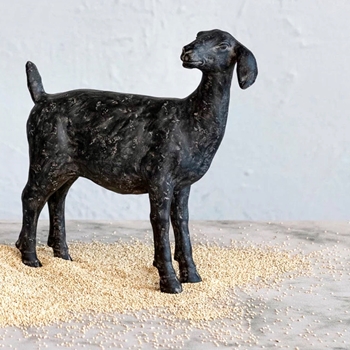 Figure - Black Goat Standing 9x3x9H