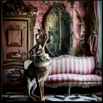 *30W/30H Giclee - Porter Art Guild - Jonquille Hare