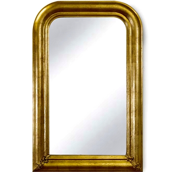 22W/34H Mirror - Sasha Dome Gilded Gold