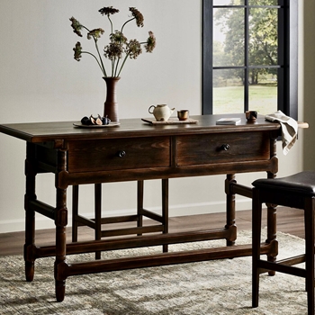 Console - Van Thiel Colonial 70x27x36h  Solid Pine Wood