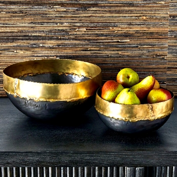 Bowl -  Forged Bronze 2 Sizes 12x6 or 9x4in Sold individually