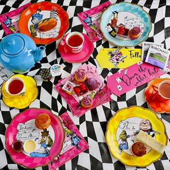 Alice - Paper Plate Bright 9IN 3Asst 12PK