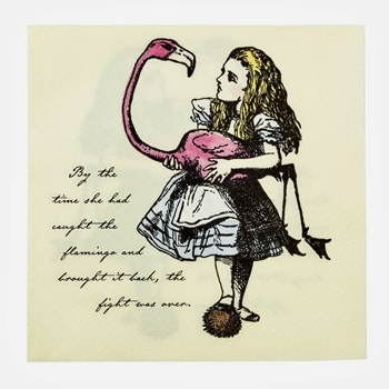Alice - Paper Napkin Flamingo Beverage 20pk