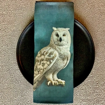 Napkin - Owl 18x18in Dinner 100% Linen