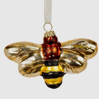 Ornament - Bee - Vintage Glass 4in