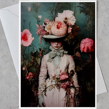 Greeting Card - Lady Petunia