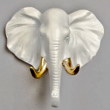 Hook - White Elephant 5x2x4in