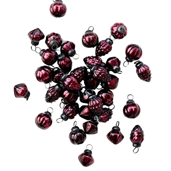 Kugel - Mini 1in Vintage Burgundy Bag of 36
