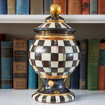 Courtly Canister Globe 96OZ 8W/14H