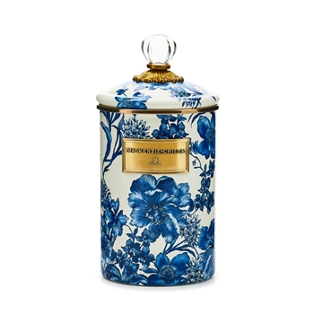 Royal English Garden Canister - Large 64OZ 5W/9.75H