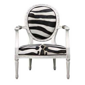 Armchair Sophie Bergere Zebra 26W/29D/38H