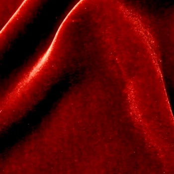 Silk Velvet - Iridescent Cayenne Brick Red - 45IN, 18% Silk, 82% Rayon, Delicate Wash