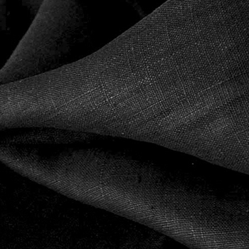 Linen - Tuscany Black, 57in, 100% Linen, 15K DR