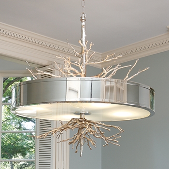 Twig Nickel Pendant Lamp