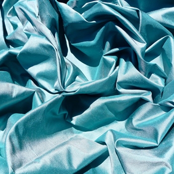 Aqua Silk Shantung