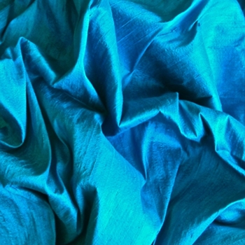 Azure Dupioni Silk