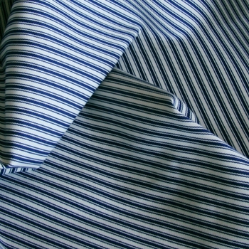 Sunbrella - Tic Stripe Royalty Blue,  54in,  100% UV Polyester 57K DR