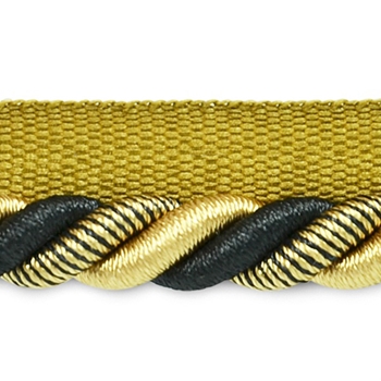 Cord-Lip Gold Black Leona 3/8in