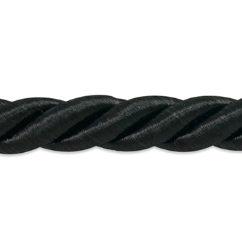 Cord - Savannah  Black 3/8in