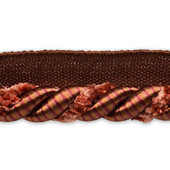 Cord-Lip Chenille Twist  Rust 1/2in