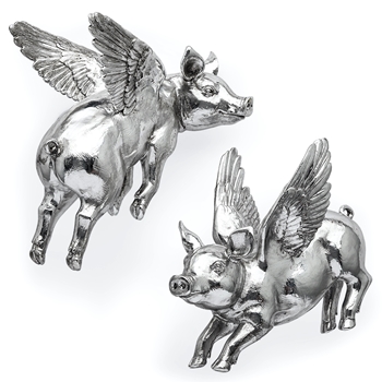 12W/10H Wall Sculpture - Hogbadi Silver - Sold Individually